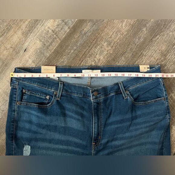 Levi's 721 High Rise Skinny Jean-Size 24W - Picture 7 of 9